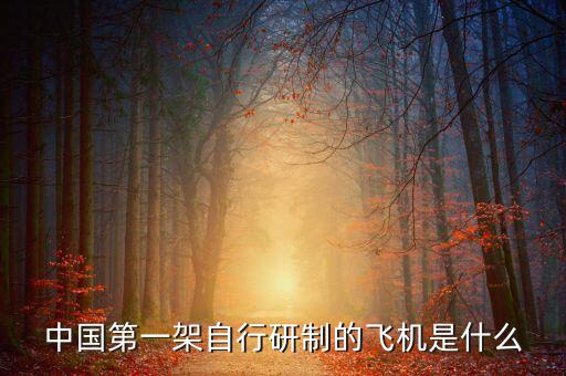 中國第一架自行研制的飛機(jī)是什么