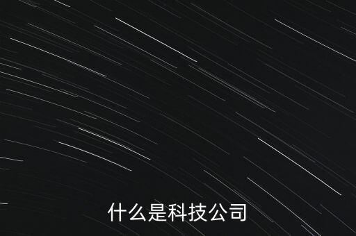 什么是科技公司