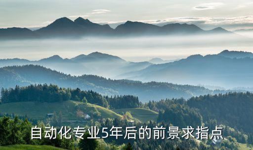 自動化專業(yè)5年后的前景求指點