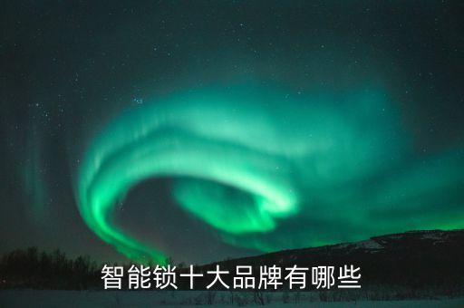 智能鎖十大品牌有哪些
