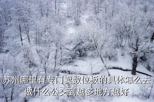 蘇州哪里有專門賣數位板的具體怎么去做什么公交到越多地方越好