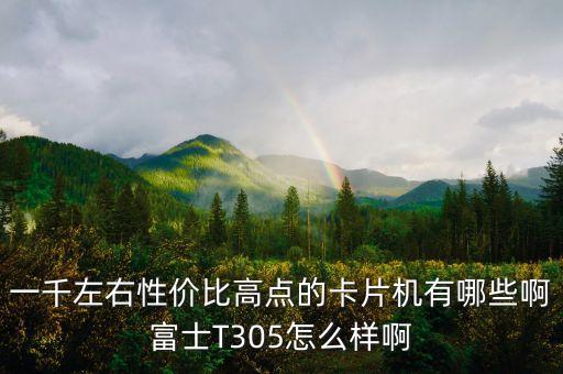 自動售貨卡片機，一千左右性價比高點的卡片機有哪些啊富士T305怎么樣啊