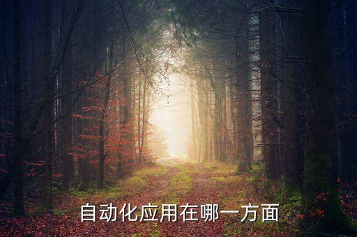 自動化應(yīng)用在哪一方面