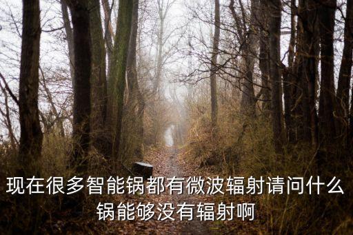 現(xiàn)在很多智能鍋都有微波輻射請問什么鍋能夠沒有輻射啊
