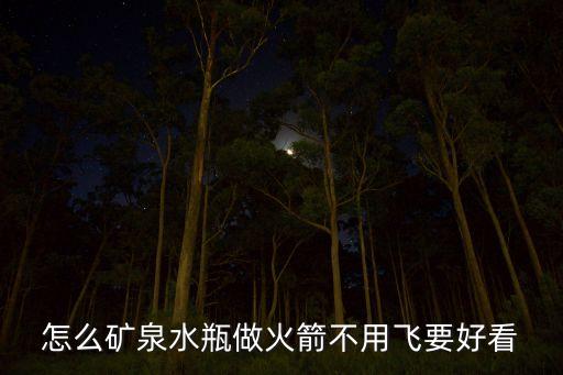 怎么礦泉水瓶做火箭不用飛要好看