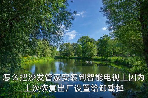 怎么把沙發(fā)管家安裝到智能電視上因?yàn)樯洗位謴?fù)出廠設(shè)置給卸載掉