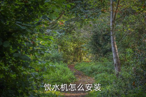 飲水機(jī)怎么安裝