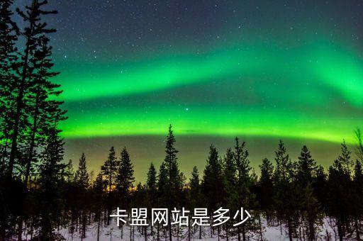 卡盟網(wǎng)站是多少