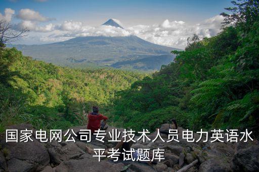 國家電網(wǎng)公司專業(yè)技術(shù)人員電力英語水平考試題庫
