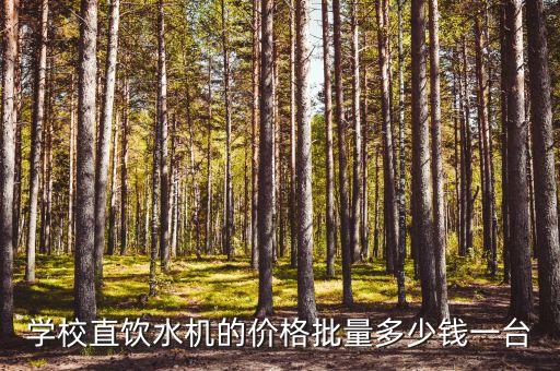 校園直飲水機(jī)多少錢(qián)一臺(tái)，學(xué)校直飲水機(jī)報(bào)價(jià)大概多少錢(qián)一臺(tái)