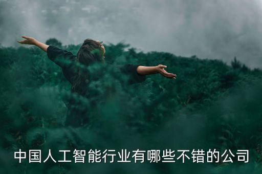 中國人工智能行業(yè)有哪些不錯的公司