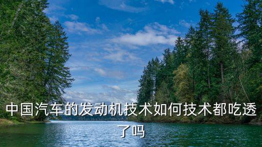 新能源汽車核心技術(shù)被外資，中國(guó)汽車的發(fā)動(dòng)機(jī)技術(shù)如何技術(shù)都吃透了嗎