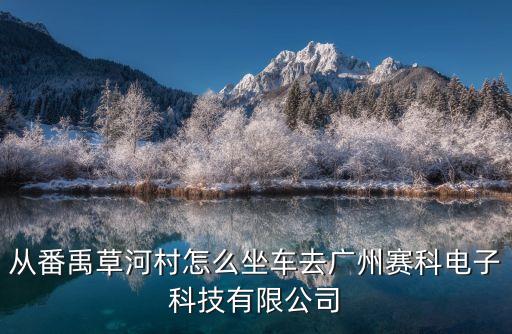 廣州賽科自動(dòng)化，從番禹草河村怎么坐車去廣州賽科電子科技有限公司