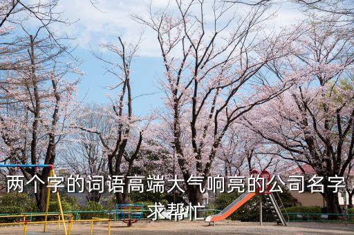 二字簡單大氣公司名字，征集一個大氣響亮易上口寓意好的2字公司名稱望大家積極給