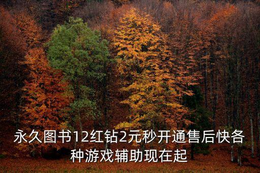 永久圖書12紅鉆2元秒開通售后快各種游戲輔助現(xiàn)在起