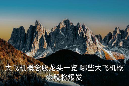 大飛機概念股龍頭一覽 哪些大飛機概念股將爆發(fā)