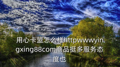 用心卡盟怎么樣httpwwwyingxing88com商品挺多服務(wù)態(tài)度也