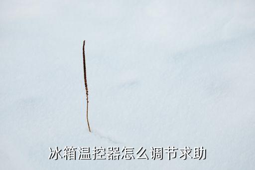 冰箱溫控器怎么調(diào)節(jié)求助
