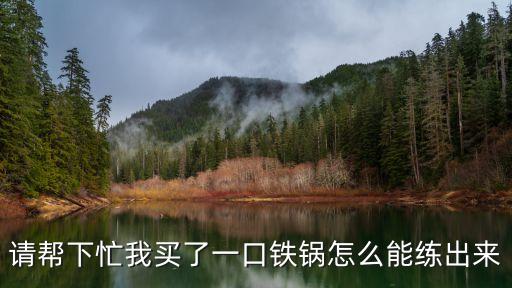 鐵鍋新買回來怎么練鍋，請幫下忙我買了一口鐵鍋怎么能練出來