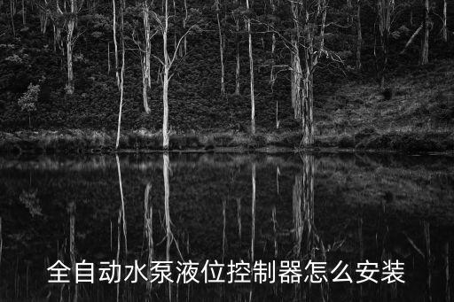 全自動水泵液位控制器怎么安裝