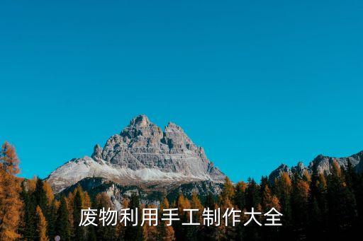 廢物利用手工制作大全