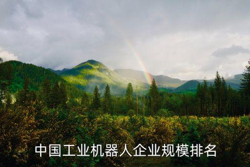 中國最新機(jī)器人企業(yè)名單，中國工業(yè)機(jī)器人企業(yè)規(guī)模排名