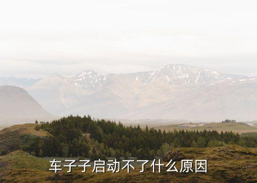 全自動汽車啟動不了，自動擋汽車啟動不了是什么故障