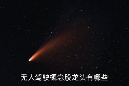 無人駕駛概念股龍頭有哪些