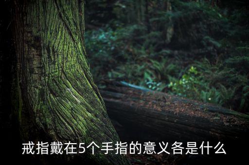 戴戒指五個(gè)手指的含義，五個(gè)手指戴上戒指各有什么含義