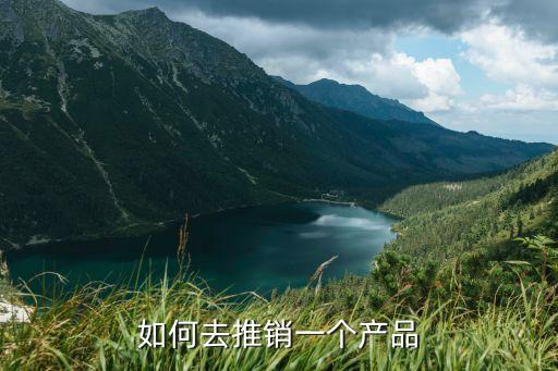 如何去推銷一個產(chǎn)品