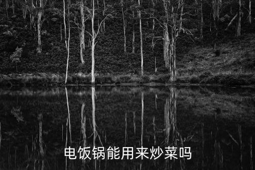 電飯鍋能用來炒菜嗎