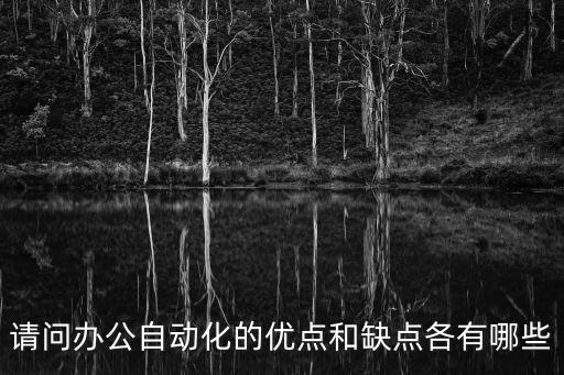 請問辦公自動化的優(yōu)點和缺點各有哪些