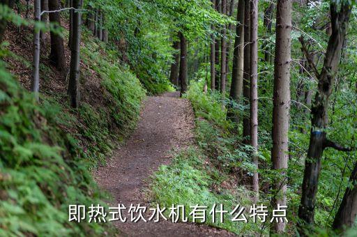 即熱式飲水機(jī)有什么特點(diǎn)