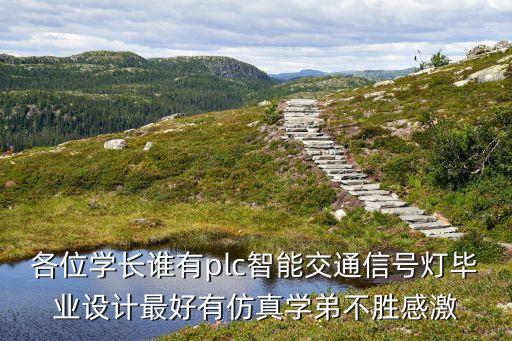 各位學(xué)長誰有plc智能交通信號(hào)燈畢業(yè)設(shè)計(jì)最好有仿真學(xué)弟不勝感激