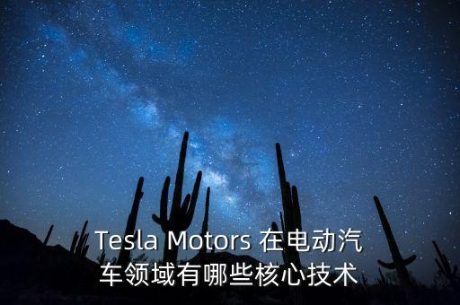 Tesla Motors 在電動(dòng)汽車領(lǐng)域有哪些核心技術(shù)