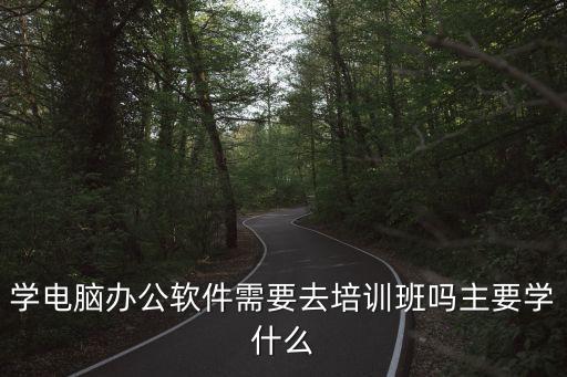 學(xué)電腦辦公軟件需要去培訓(xùn)班嗎主要學(xué)什么