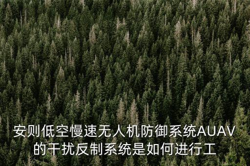 反無(wú)人機(jī)電磁干擾槍，懂行的朋友說(shuō)一下反無(wú)人機(jī)系統(tǒng)的工作原理是什么