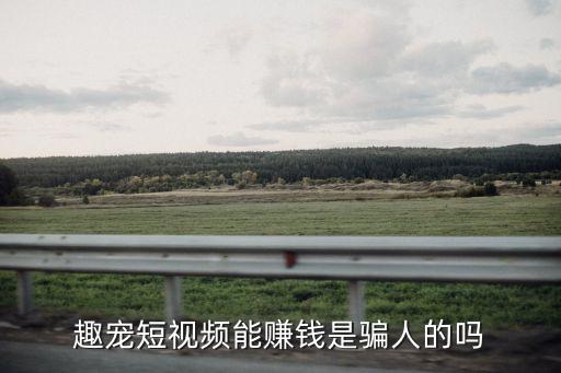 趣寵短視頻能賺錢是騙人的嗎