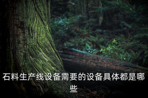 石料生產(chǎn)線設(shè)備需要的設(shè)備具體都是哪些