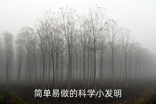 簡單易做的科學(xué)小發(fā)明
