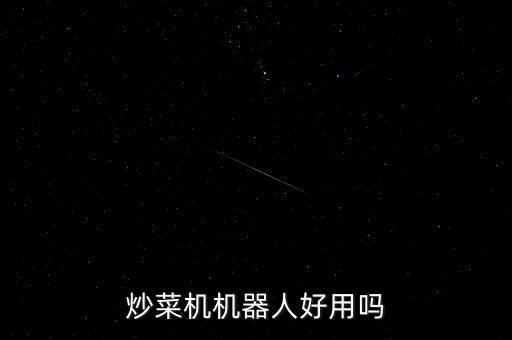 翻炒機器人，炒菜機器人是什么