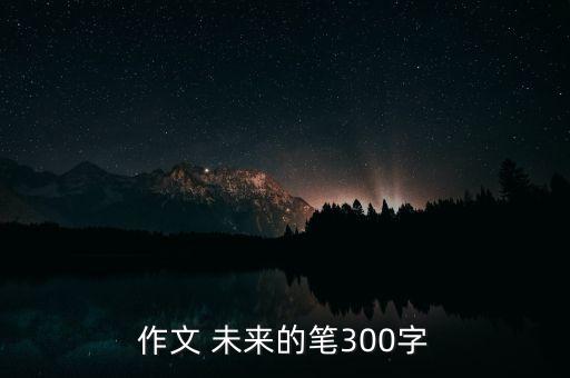 作文 未來的筆300字