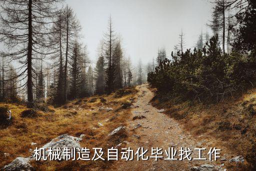 機(jī)械制造及自動(dòng)化畢業(yè)找工作