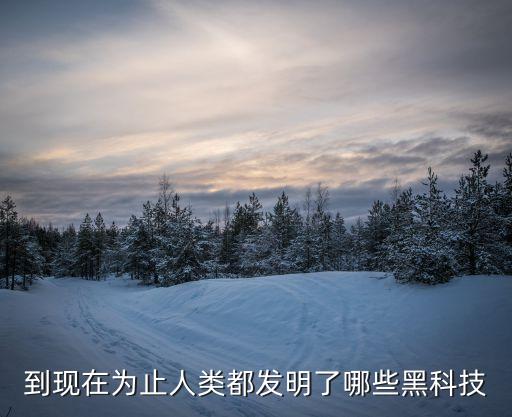 到現(xiàn)在為止人類都發(fā)明了哪些黑科技