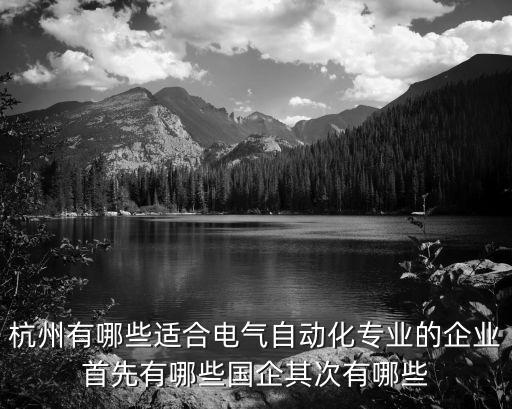 杭州有哪些適合電氣自動(dòng)化專業(yè)的企業(yè)首先有哪些國(guó)企其次有哪些