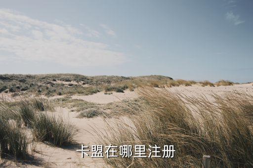 卡盟在哪里注冊