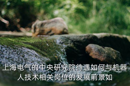 上海電氣的中央研究院待遇如何與機(jī)器人技術(shù)相關(guān)崗位的發(fā)展前景如