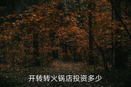 轉(zhuǎn)轉(zhuǎn)火鍋店投資多少錢，做一個轉(zhuǎn)動火鍋店大約需要投資多少