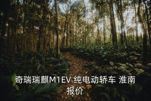 奇瑞瑞麒M1EV 純電動轎車 淮南報價
