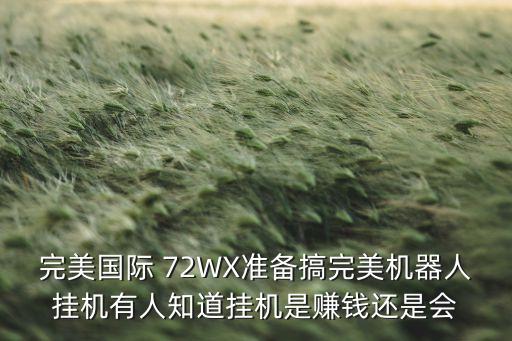 機器人掛機賺錢是真的嗎視頻，最近有一種叫大圣機器人買了可以幫你去賺流量錢是真的嗎